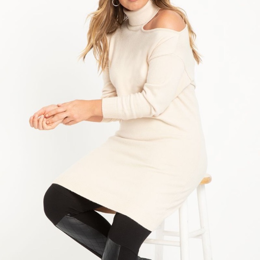 BNWT ELOQUII COLD SHOULDER SWEATER DRESS